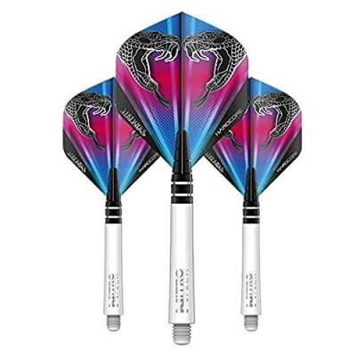 Image of RED DRAGON Peter Wright Flight &amp; Stem Combo Pack 1 (3 sets per pack)