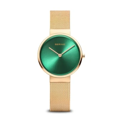 Image of BERING Women Analog Quartz Classic Collection Watch with stainless steel Strap and Sapphire Crystal 10126 334