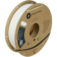 Image of Polymaker Tough PETG Filament 1.75, White 750g Cardboard Spool PolyMax 1.75mm 3D Printer Tougher PETG+ Filament, Higher Heat Resistance Than PLA
