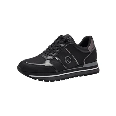 Image of Tamaris Women&#039;s 1 23727 42 Sneaker, Black Combined, 6.5 UK