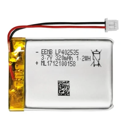 Image of EEMB Lithium Polymer Battery 3.7V 320mAh 402535 Lipo Rechargeable Pack with wire Molex connector for Headphones and Dashcam confirm device &amp; polarity before purchase