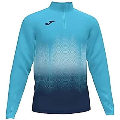 Image of Joma Elite Running Sweatshirt, Men, Turquoise Navy, L