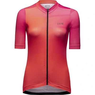 Image of GORE WEAR Women&#039;s Ardent Cycling Jersey, 34, Fire Red/Pink