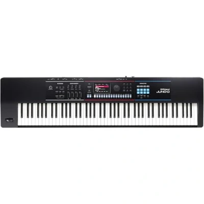 Image of Roland JUNO D8 Synthesizer 88 Note Weighted Keyboard with Hammer Action ZEN Core Engine Over 3800 Onboard Sounds Intuitive Creative Tools USB C Audio/MIDI Interface for Mobile &amp; Computers