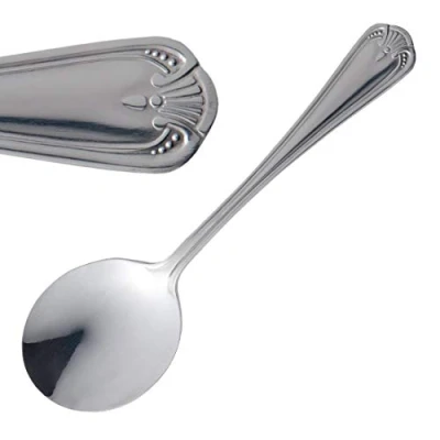 Image of Olympia Jesmond Soup Spoon 168mm 18/0 Stainless Steel Dining Serving 12pc
