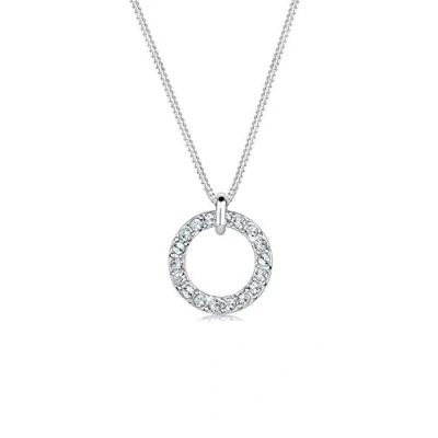 Image of Elli Womens Pendant Necklace, White, 45