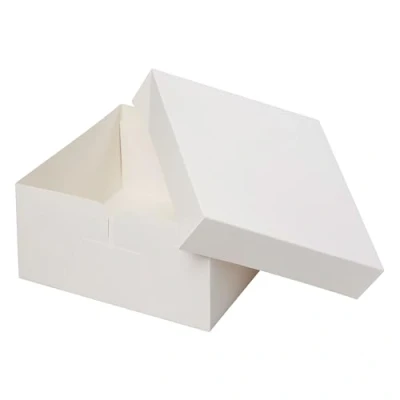 Image of Tala White Cardboard Cake Box (Single Piece) 25.4 X 15 cm Transporting and Storing Cakes, Pastries Desserts