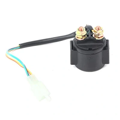 Image of Motorcycle Starter Relay Solenoid ON/OFF Switch for 50cc 125cc 150cc 250cc Scooter ATV Dirt Bikes Go Kart