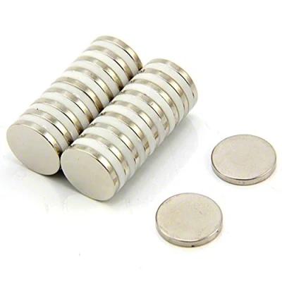 Image of FIRST4MAGNETS F310 20 15mm Dia x 2mm Thick N42 Neodymium Magnet 2.2kg Pull (Pack of 20)