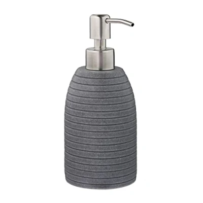 Image of Relaxdays Soap Dispenser, Grey, 18 x 8