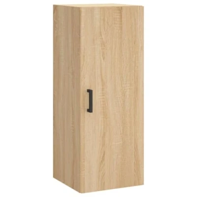 Image of vidaXL Wall Mounted Cabinet Engineered Wood Storage Unit in Sonoma Oak Ample Space, Versatile Usage, Simple Design