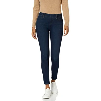 Image of Amazon Essentials Women&#039;s Pull on Knit Jegging (Available in Plus Size), Dark Wash, XXL Long