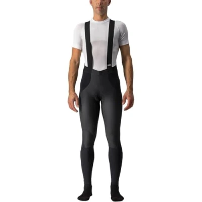 Image of CASTELLI Men&#039;s Sorpasso ROS Wind Bib Tights Leggings, Black, S