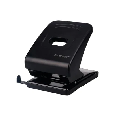 Image of Q Connect Extra Heavy Duty Hole Punch 63 Sheet Black