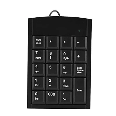 Image of VBESTLIFE Number Pad Numeric Keypad, Portable Mini USB Keypad Keyboard for Laptop