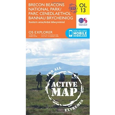 Image of Explorer Active Brecon Beacons National Park Eastern Area Map With Digital Version