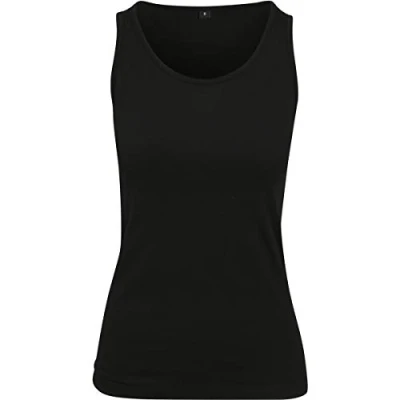 Image of Build Your Brand Women&#039;s Ladies Merch Top T Shirt, Black, XL