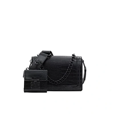 Image of Aldo Women&#039;s Qiemar Crossbody Bag, Black/Black, Small