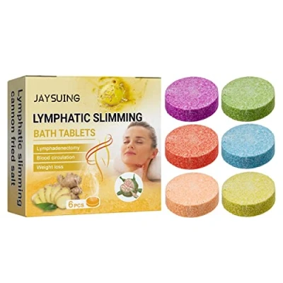 Image of Bath Bombs, 6 Bombs Steamers, Scented Aromatherapy Shower Slimming Foot with Oils, Steamer for Body Recovery Stress Relief, Fulenyi