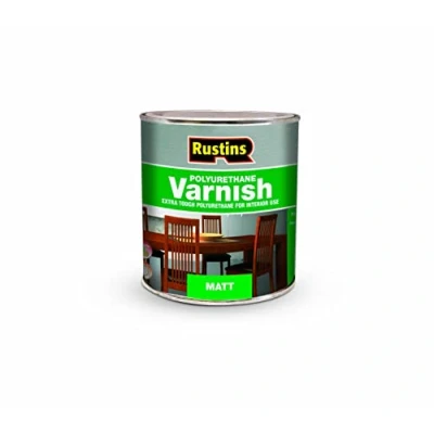 Image of Rustins Polyurethane Varnish Clear Matt 250 ml