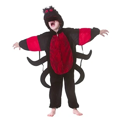 Image of Kids Animal Spider Fancy Dress Halloween Costume (7 8 years)