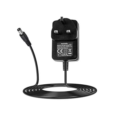 Image of MyVolts 9V power supply adaptor compatible with Roberts Ecologic 7 DAB Radio UK plug