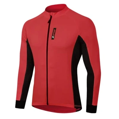 Image of MEETWEE Men’s Cycling Jersey, Long Sleeve Biking Cycle Tops Quick Dry Breathable Mountain Bike MTB Shirt Racing Bicycle Clothes