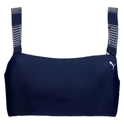 Image of Puma Women&#039;s Bandeau T Swimwear, Navy, 10