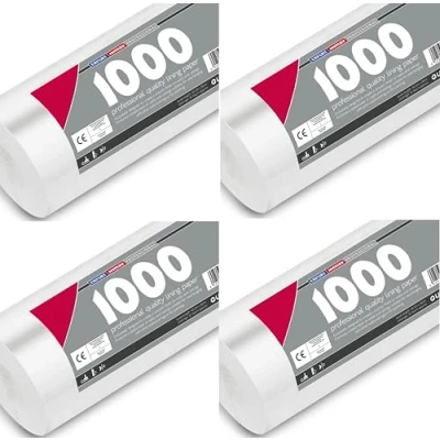 Image of Shop4allsorts 4 x Erfurt 1000 Grade Professional Wall Lining Paper Roll 10M 53cm 5.3sqm Coverage Per