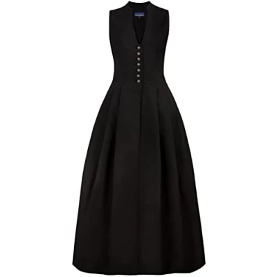 Image of Stockerpoint Women&#039;s Dirndl Akina Dress, Black, 14