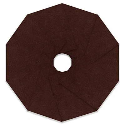 Image of Trimits Craft Felt, 10 Pack, Brown, 23 x 30cm