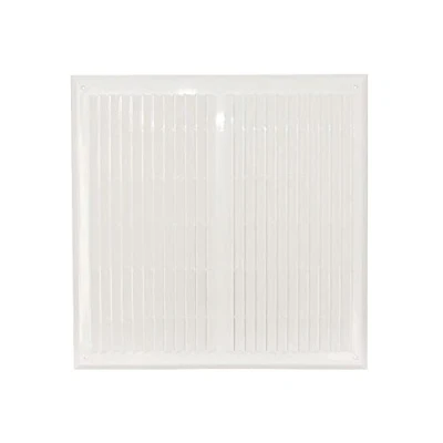 Image of Prostko LTD Air Vent Grille 450mm x Plastic Duct Ventilation Cover Louvre, White