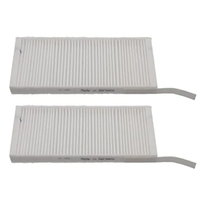 Image of 2789100Q0D, 2789100Q0F Filter set, cabin air FEBI BILSTEIN 34824 RENAULT: MASTER 3 Kasten, Kangoo II Express, VAUXHALL: Movano Mk2