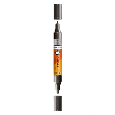 Image of Molotow One4All Acrylic Twin Marker 223 Metallic Black