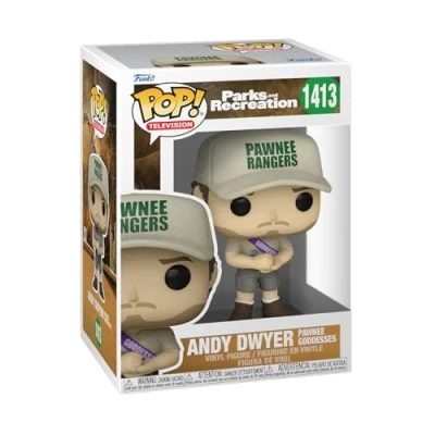 Image of Funko POP! TV: Parks &amp; Recreation Andy Dwyer With Sash and Collectable Vinyl Figure Gift Idea Official Merchandise Toys for Kids Adults TV Fans
