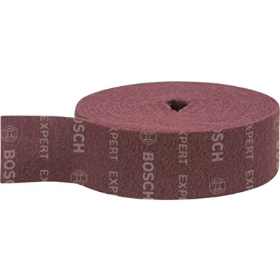 Image of Bosch Professional 1x Expert N880 Fleece Roll (for Steel sheets, Width 100 mm, Length 10 m, Accessories Hand Sanding)