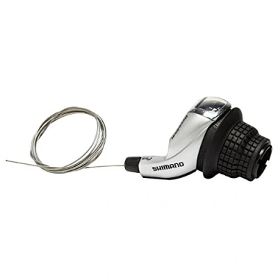 Image of Shimano RS47 Tourney Revo Shifter Silver, 3 Speed