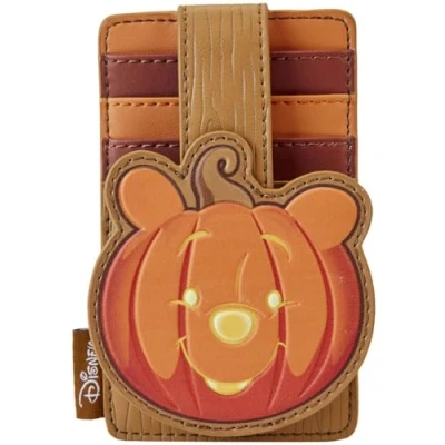 Image of Loungefly Disney Winnie the Pooh Pumpkin Card Holder