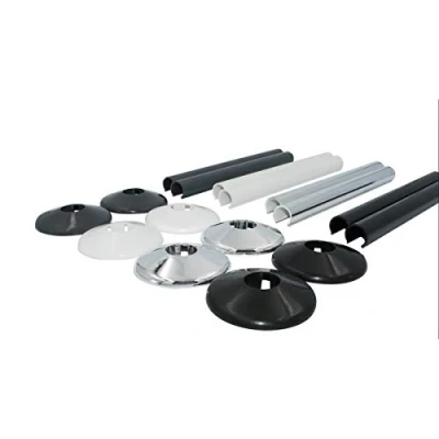 Image of Talon Snappit Radiator Pipe Covers &amp; Collars 200mm White ACSNW/K2