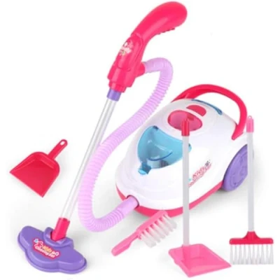 Image of YSAMAX Vacuum Cleaner Hoover for kids, Cleaning Playset, Toy Children With Sound Effect, Pretend Play Toys Playset