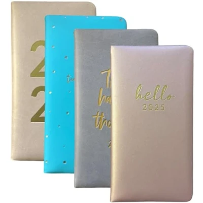 Image of 2025 Diary Slim Week to View Fashion soft padded Fabric Random