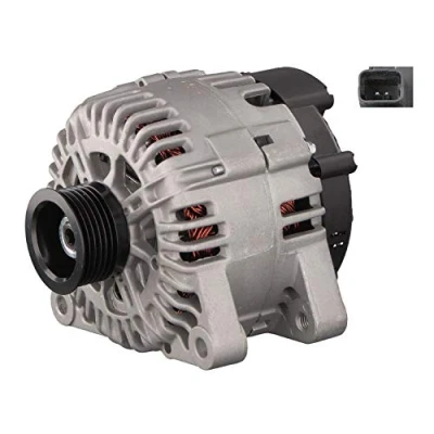 Image of 2402H4, 5702A6, 5702A7, 5705AC, 9640623580 Generator FEBI BILSTEIN 102950 12V 80A 54mm PEUGEOT: 208 I Hatchback, 207 3008