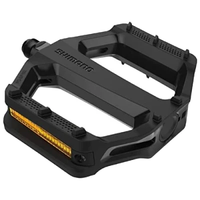 Image of SHIMANO FLAT PD EF102 PEDALS IN BLACK RESIN