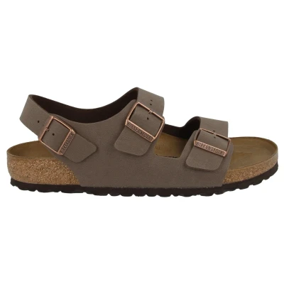 Image of Milano Birko Flor Nubuck Unisex Ankle Strap Sandals