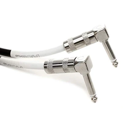Image of HosaTech CPE 112 12 inch Right Angle to Same Guitar Patch Cable