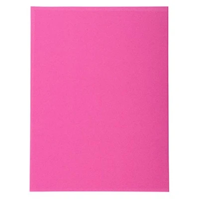 Image of Exacompta Ref 420020E Forever Collection Recycled Square Cut Folder A4 (210 x 297mm), 170gsm Board, Blue Angel Certified Fuchsia (Pack of 100)