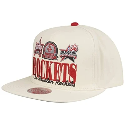 Image of Mitchell &amp; Ness Snapback Cap Retro Frame Houston Rockets One Size