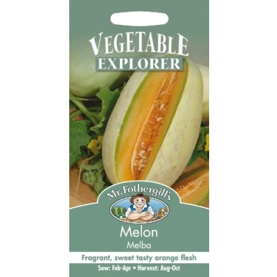 Image of Mr Fothergill&#039;s 14032 Vegetable Seeds, Melon Melba