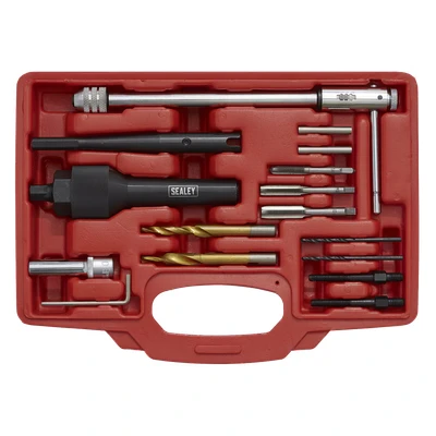 Image of Sealey Damaged Glow Plug Removal Set 8 &amp; 10mm