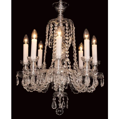 Image of Karvina Crystal 8 Arm Chandelier